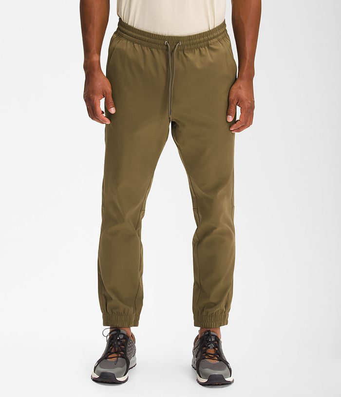 The North Face Pants Standard Jogger Olive - Mens - Thailand OTUAJ-7856